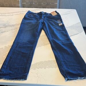 Levi's Women's Straight Leg Jeans - Dark Blue